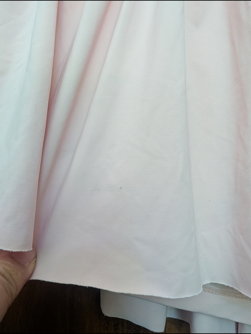 Light Pink Layered Ruffle Drawstring Shorts - Picture 5 of 6